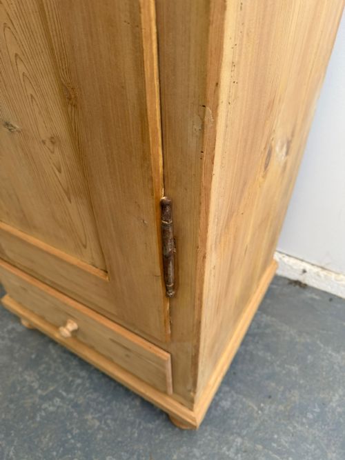 fig 1. A Superb Tall Narrow Antique / Old Pine Georgian Storage Cupboard to Wax/Paint