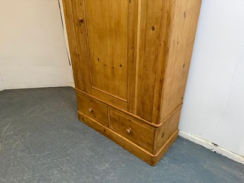 A SUPER VICTORIAN ANTIQUE OLD PINE CLASSIC ENGLISH 4 PIECE WARDROBE - ADDITIONAL PHOTO 4