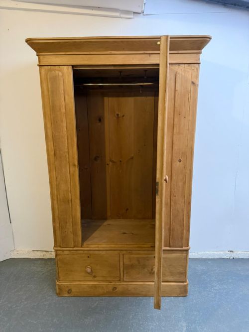 A SUPER VICTORIAN ANTIQUE OLD PINE CLASSIC ENGLISH 4 PIECE WARDROBE - ADDITIONAL PHOTO 11