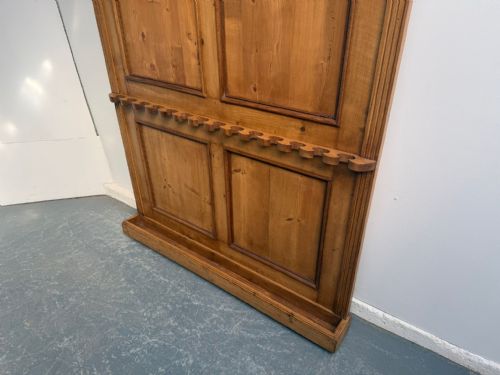 A LOVELY ORIGINAL ANTIQUE VICTORIAN PINE HUNGARIAN HALL STAND - ADDITIONAL PHOTO 2