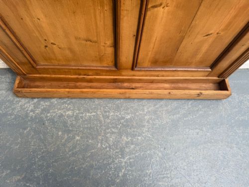 A LOVELY ORIGINAL ANTIQUE VICTORIAN PINE HUNGARIAN HALL STAND - ADDITIONAL PHOTO 4