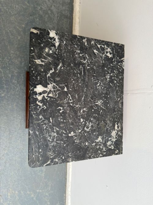 A GENUINE HUNGARIAN WALNUT MARBLE VICTORIAN BEDSIDE CABINET - ADDITIONAL PHOTO 4