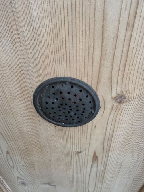 A MINT CLEAN VICTORIAN ANTIQUEOLD PINE 1 DOOR KITCHEN CUPBOARD TO WAXPAINT - ADDITIONAL PHOTO 6