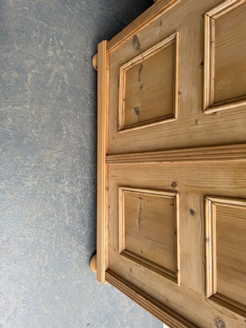 A MINT CLEAN VICTORIAN ANTIQUE OLD PINE 2 DOOR STORAGE CUPBOARD TO WAXPAINT - ADDITIONAL PHOTO 7