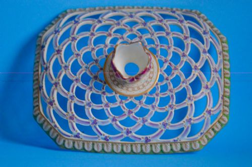 19TH CENTURY SPODE PORCELAIN POT POURRI DISH CIRCA 1820 - ADDITIONAL PHOTO 6