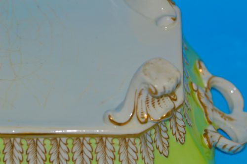 19TH CENTURY SPODE PORCELAIN POT POURRI DISH CIRCA 1820 - ADDITIONAL PHOTO 8
