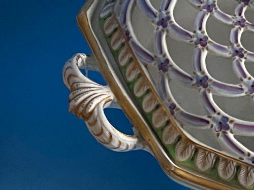 19TH CENTURY SPODE PORCELAIN POT POURRI DISH CIRCA 1820 - ADDITIONAL PHOTO 9
