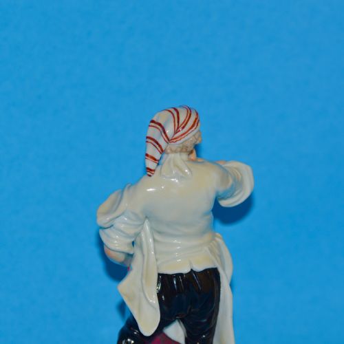 CIRCA 1755 MEISSEN PORCELAIN FIGURE OF A COOK AT THE STOVE - ADDITIONAL PHOTO 8