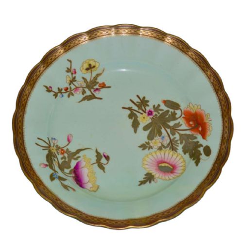 1885 ROYAL WORCESTER PORCELAIN PEDESTAL DISH TAZZA - ADDITIONAL PHOTO 1
