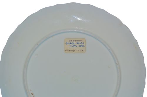 19TH CENTURY GEORGE JONES BONE CHINA PLATE - ADDITIONAL PHOTO 1