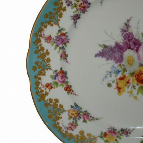STUNNING NANTGARW PORCELAIN CABINET PLATE CIRCA 181820 - ADDITIONAL PHOTO 3