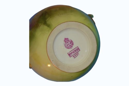 STUNNING 1906 ROYAL WORCESTER TWO HANDLED PORCELAIN VASE BY GEORGE COLE - ADDITIONAL PHOTO 4