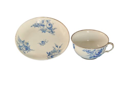 SWANSEA PORCELAIN LARGE CUP SAUCER C1818 - ADDITIONAL PHOTO 4