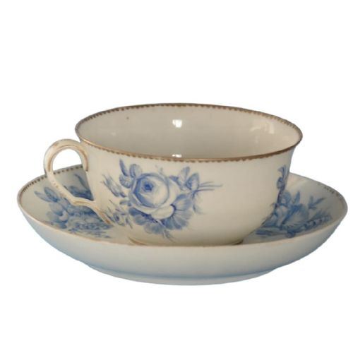 SWANSEA PORCELAIN LARGE CUP SAUCER C1818