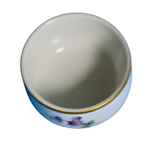19TH CENTURY MEISSEN PORCELAIN CIRCULAR SALT CELLAR - ADDITIONAL PHOTO 3
