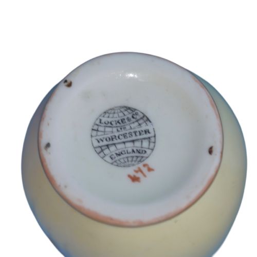 18981902 LOCKE CO WORCESTER VASE WITH BIRD AND FLORAL PAINTED DECORATION - ADDITIONAL PHOTO 5