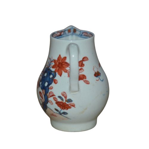LOWESTOFT PORCELAIN SPARROWBEAK JUG C17571802 'TWO BIRDS PATTERN' - ADDITIONAL PHOTO 3