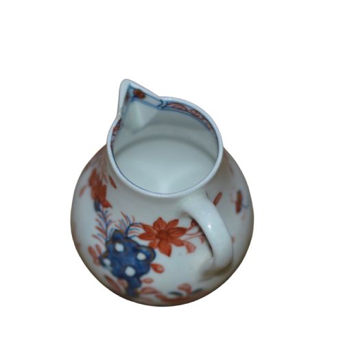 LOWESTOFT PORCELAIN SPARROWBEAK JUG C17571802 'TWO BIRDS PATTERN' - ADDITIONAL PHOTO 5
