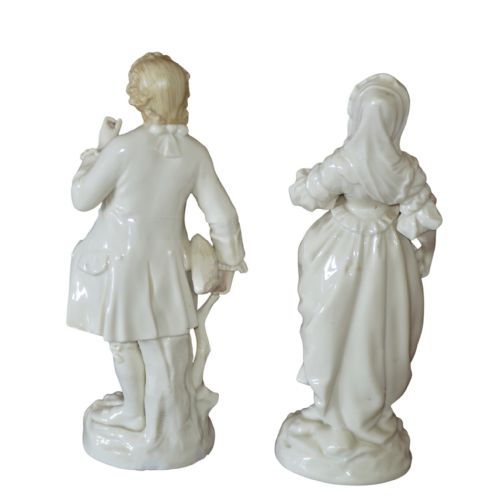 TWO DELIGHTFUL 19TH CENTURY CONTINENTAL PORCELAIN FIGURES - ADDITIONAL PHOTO 1