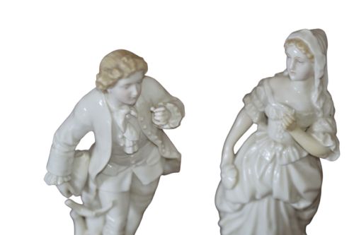 TWO DELIGHTFUL 19TH CENTURY CONTINENTAL PORCELAIN FIGURES - ADDITIONAL PHOTO 2