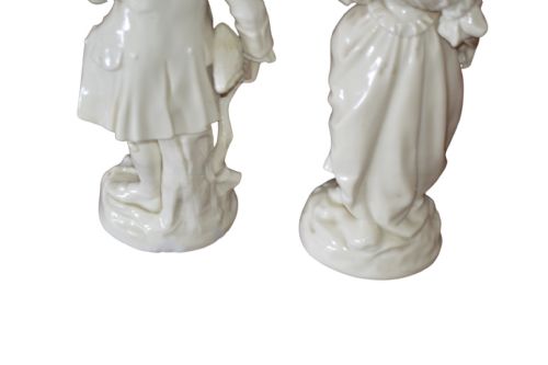 TWO DELIGHTFUL 19TH CENTURY CONTINENTAL PORCELAIN FIGURES - ADDITIONAL PHOTO 5