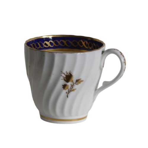 18TH CENTURY CAUGHLEY PORCELAIN COFFEE CUP - ADDITIONAL PHOTO 1