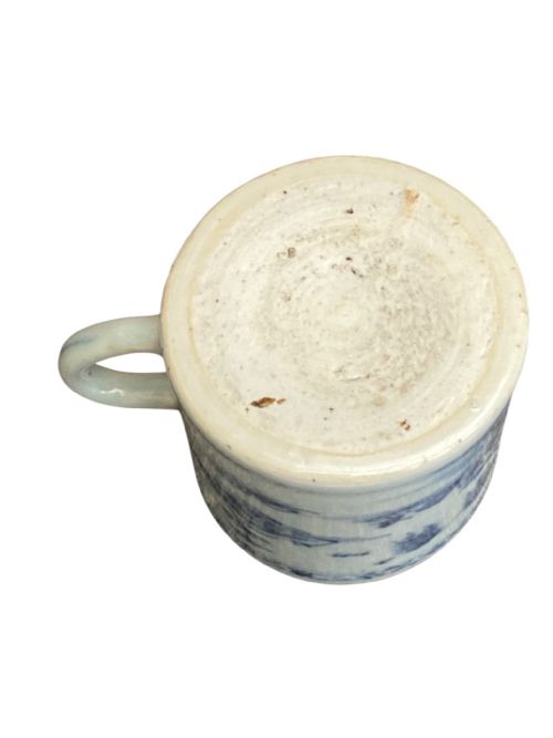 18TH CENTURY CHINESE BLUE AND WHITE PORCELAIN MUG - ADDITIONAL PHOTO 4