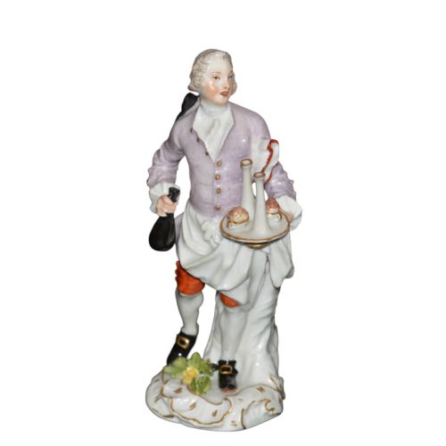 CIRCA 1755 MEISSEN FIGURE OF A LEMONADE SELLER 'CRIS DE PARIS' SERIES