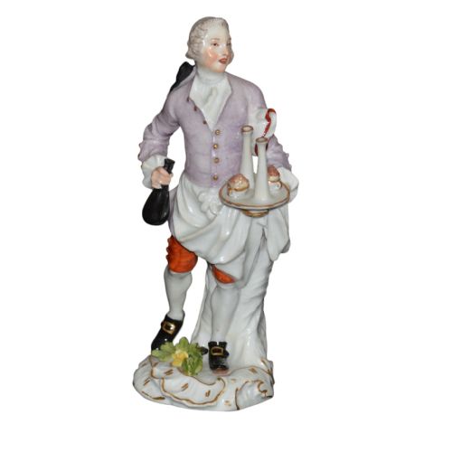 CIRCA 1755 MEISSEN FIGURE OF A LEMONADE SELLER 'CRIS DE PARIS' SERIES - ADDITIONAL PHOTO 1