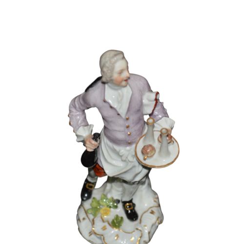 CIRCA 1755 MEISSEN FIGURE OF A LEMONADE SELLER 'CRIS DE PARIS' SERIES - ADDITIONAL PHOTO 9