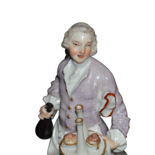 CIRCA 1755 MEISSEN FIGURE OF A LEMONADE SELLER 'CRIS DE PARIS' SERIES - ADDITIONAL PHOTO 10