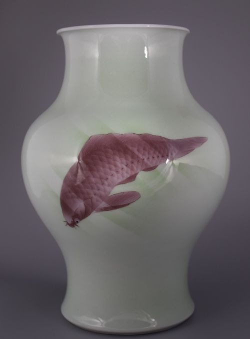 JAPANESE PORCELAIN VASE BY MAKUZU KOZAN - ADDITIONAL PHOTO 2