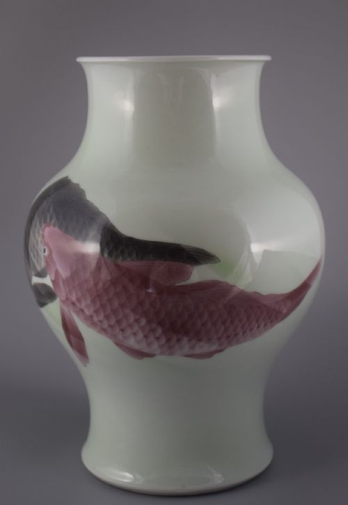 JAPANESE PORCELAIN VASE BY MAKUZU KOZAN - ADDITIONAL PHOTO 3