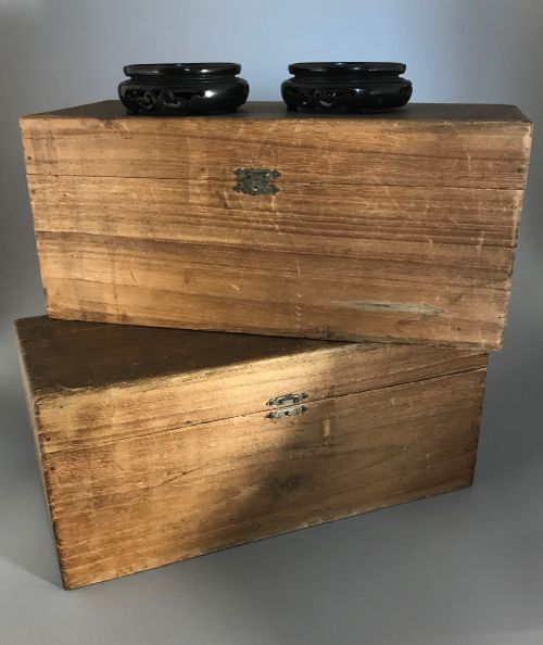 PAIR OF SILVER WIRE CLOISONNE VASES - ADDITIONAL PHOTO 13