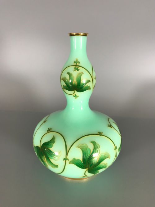 GOLD MOUNTED ANTIQUE JAPANESE CLOISONNE VASE - ADDITIONAL PHOTO 1