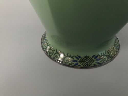 LARGE JAPANESE CLOISONNE VASE - ADDITIONAL PHOTO 6
