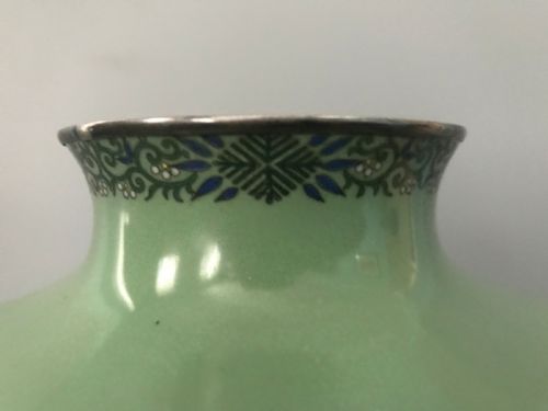 LARGE JAPANESE CLOISONNE VASE - ADDITIONAL PHOTO 7