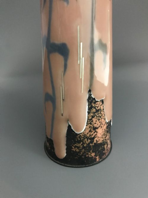 RARE LARGE JAPANESE CLOISONNE VASE - ADDITIONAL PHOTO 5