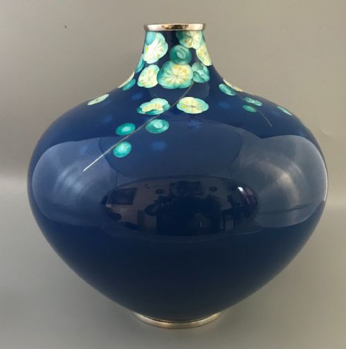 JAPANESE CLOISONNE VASE BY TAMURA - ADDITIONAL PHOTO 10