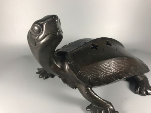 LARGE JAPANESE MEIJI PERIOD BRONZE KORO - ADDITIONAL PHOTO 2