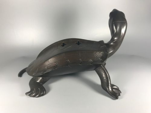 LARGE JAPANESE MEIJI PERIOD BRONZE KORO - ADDITIONAL PHOTO 3