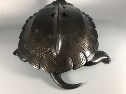LARGE JAPANESE MEIJI PERIOD BRONZE KORO - ADDITIONAL PHOTO 4