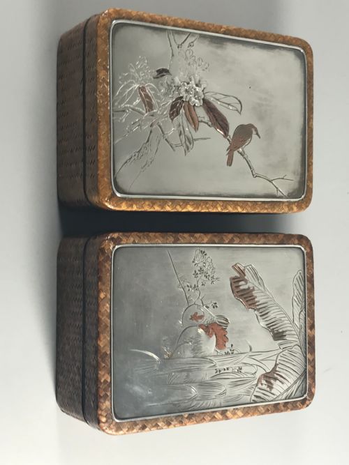JAPANESE LACQUER AND MIXED METAL BOXES - ADDITIONAL PHOTO 1