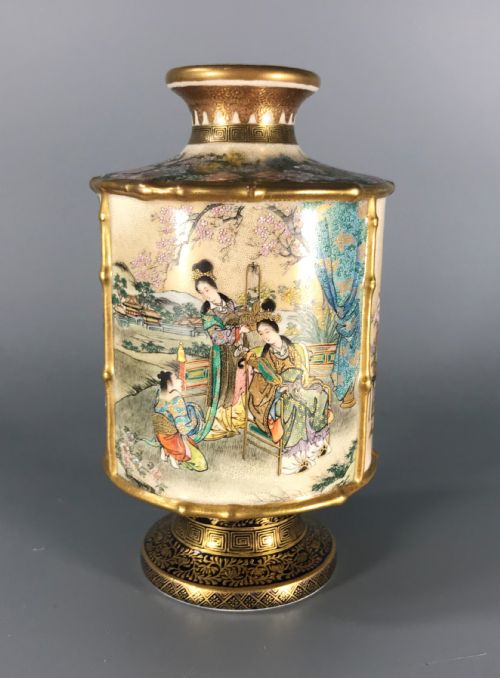 JAPANESE SATSUMA VASE BY KINKOZAN - ADDITIONAL PHOTO 1