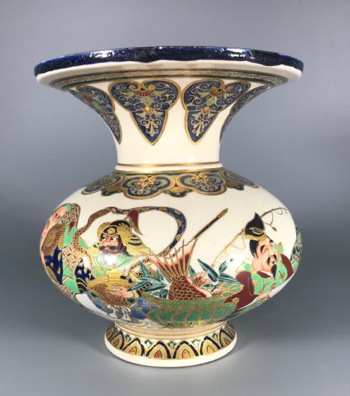 JAPANESE SATSUMA IMPERIAL VASE - ADDITIONAL PHOTO 2