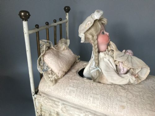RARE AUTOMATON MUSICAL DOLL - ADDITIONAL PHOTO 1