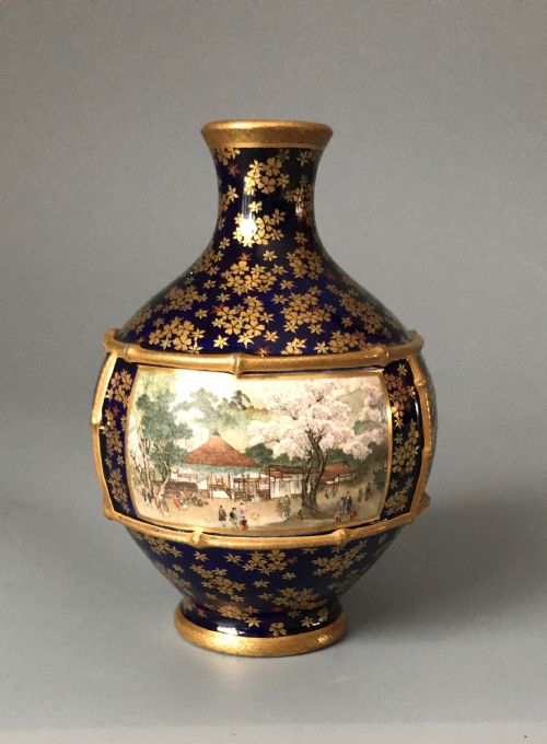 JAPANESE SATSUMA VASE BY KINKOZAN - ADDITIONAL PHOTO 1