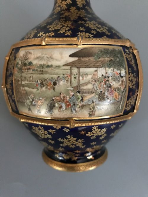 JAPANESE SATSUMA VASE BY KINKOZAN - ADDITIONAL PHOTO 2