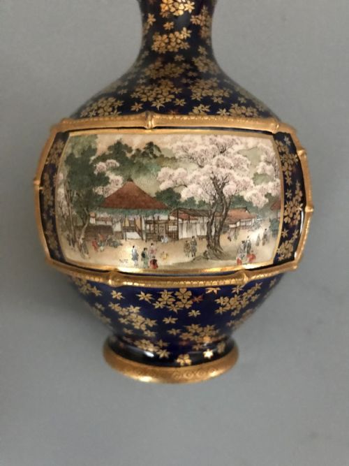 JAPANESE SATSUMA VASE BY KINKOZAN - ADDITIONAL PHOTO 3