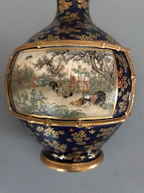 JAPANESE SATSUMA VASE BY KINKOZAN - ADDITIONAL PHOTO 4